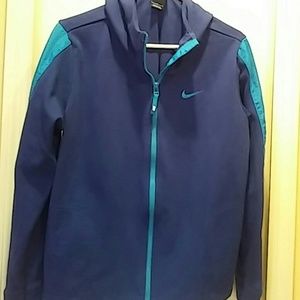 Womens nike jacket with hood.